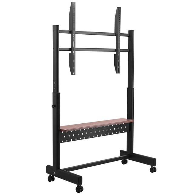 Verstellbare Mobile Tv-halterung Für Bildschirme Von 55 Bis 100 Zoll, Max. Traglast 93 Kg, Vesa 800 X 600, Ideal Für Wohnzimmer, Büro Und Außenbereich