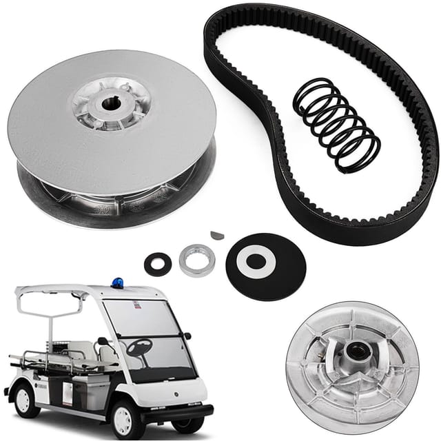 Hinterachs-kupplungssatz Für Yamaha G2-g22 Golfcarts Ab Baujahr 1985, Mit Riemen Jn6-g6201-03 Jn6-g6201-04, Silber