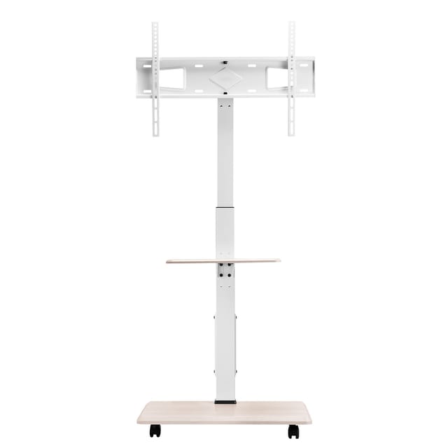 Mobiler Wagen Für Fernseher Von 32 Bis 70 Zoll, 25° Drehbar, Höhenverstellbar, Tragkraft Bis Zu 40 Kg, Vesa 600 X 400 Mm