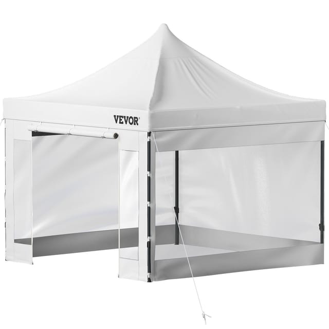 3 X 3 M Großes Faltzelt Mit Abnehmbaren Wänden, Tragetasche Mit Rollen, Wasserdicht Und Uv-beständig, Perfekt Für Partys, Garten Und Outdoor-aktivitäten