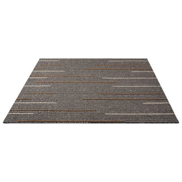 Modulare Teppichfliesen 610 X 610 Mm, 24er-packung, Weicher Teppich Für Wohnzimmer Und Büro, Einfache Verlegung, Dunkelbraun
