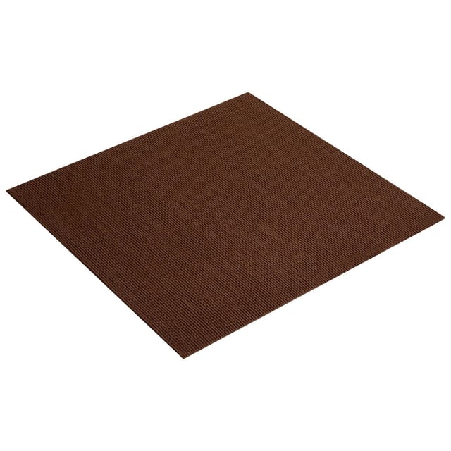 Dunkelbraune Teppichfliesen 610 X 610 Mm, Packung Mit 20 Selbstklebenden Quadratischen Fliesen Für Die Diy-bürobodenverlegung