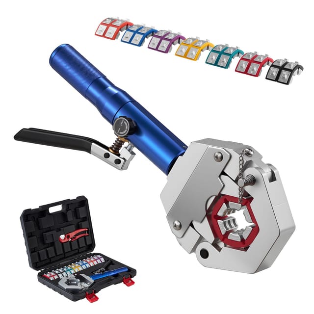 Hydraulisches Crimpwerkzeug Für Schläuche, Hydra-krimp 7-teiliges Set, Reparatur Von Kfz-klimaanlagen