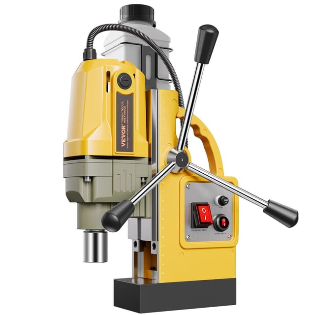 Tragbare Magnetbohrmaschine, 1400 W, 40,6 Mm Durchmesser, 1277 Kg Drehmoment, 800 U/min, Mit 11 Bohrern Für Metall, Heimwerker- Und Industrieanwendungen