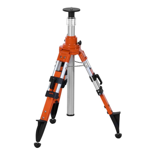 Robustes Stativ Mit Integriertem Laser-nivelliergerät, Höhenverstellbar Von 69 Bis 172 Cm, 5/8-11-gewinde, Ideal Für Vermessungs- Und Bauarbeiten.