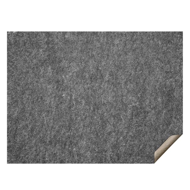 X 12 Fuß (ca. 2,7 X 3,7 M) Große, Rutschfeste Matte, 1/4 Zoll (ca. 6 Mm) Dicke Teppichunterlage, Polyester- Und Latexfilz, Grau, Für Alle Bodenbeläge