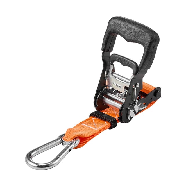 Ratschengurte 38,1 Mm X 1,8 M, Hochleistungs-spanngurte Mit Karabinern, 1100 Kg Bruchlast, Inklusive Tasche, 2er-pack