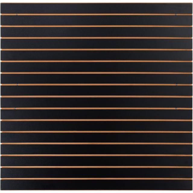 Gerillte Wandpaneele 120 X 60 Cm, 2er-set, Schwarz, Robuste Wandaufbewahrung Für Werkzeuge Und Ausrüstung