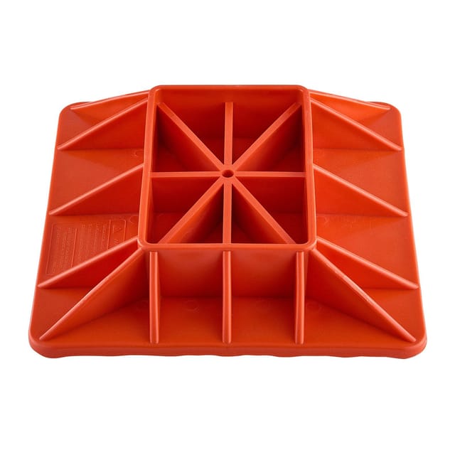 Hoher Hebebock Mit Integriertem Griff, 295 X 295 Mm All-terrain-basis, 3175 Kg Tragkraft, Schwerlast-hebebock Für Landwirtschaftliche Wagenheber Mit 185 X 120 Mm Basis, Rot