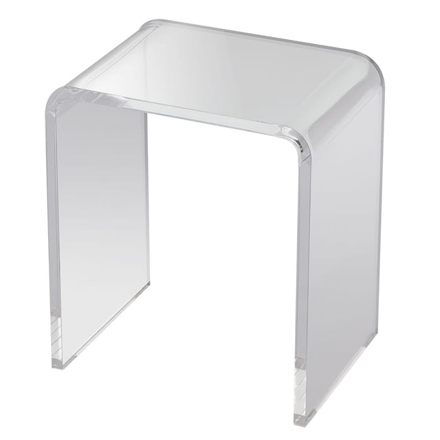 C-förmiger Beistelltisch Aus Transparentem Acrylglas, Für Wohnzimmer, Schlafzimmer, Büro, Café Und Snackbereich