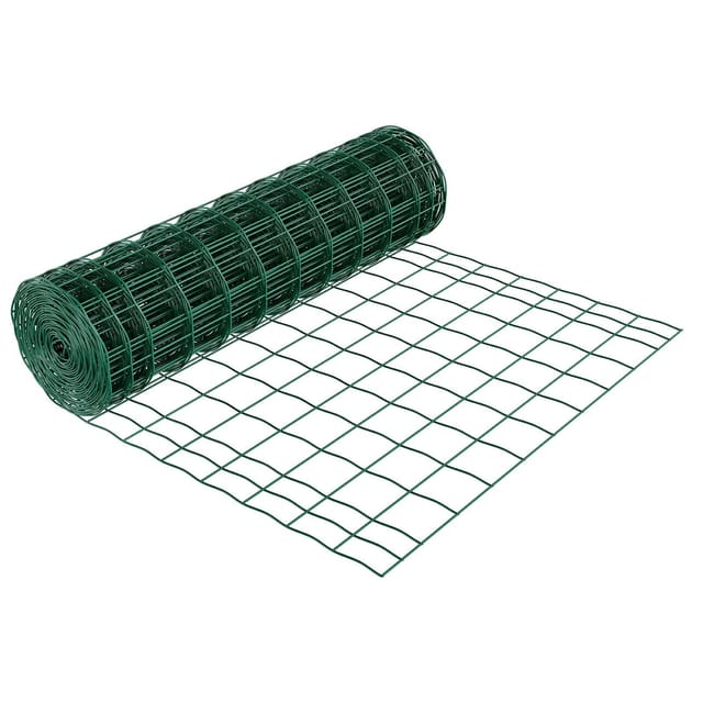 1 X 20 M Weidezaun, 102 Mm Maschenweite, 2,1 Mm Verzinkter Stahldraht Für Rinder, Schweine Und Schafe, Maximale Effizienz, Grün