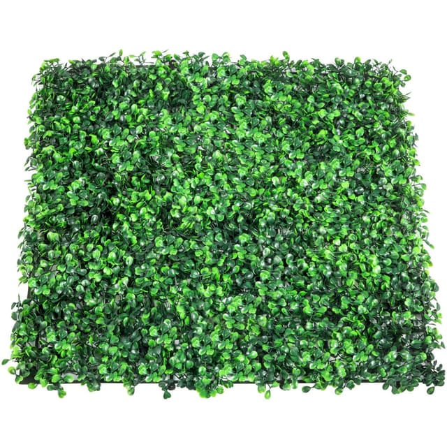 Künstliche Buchsbaumhecke, 12 Stück, 50 X 50 Cm, Künstliche Grüne Wand, Dekorativer Sichtschutz Für Den Innenbereich