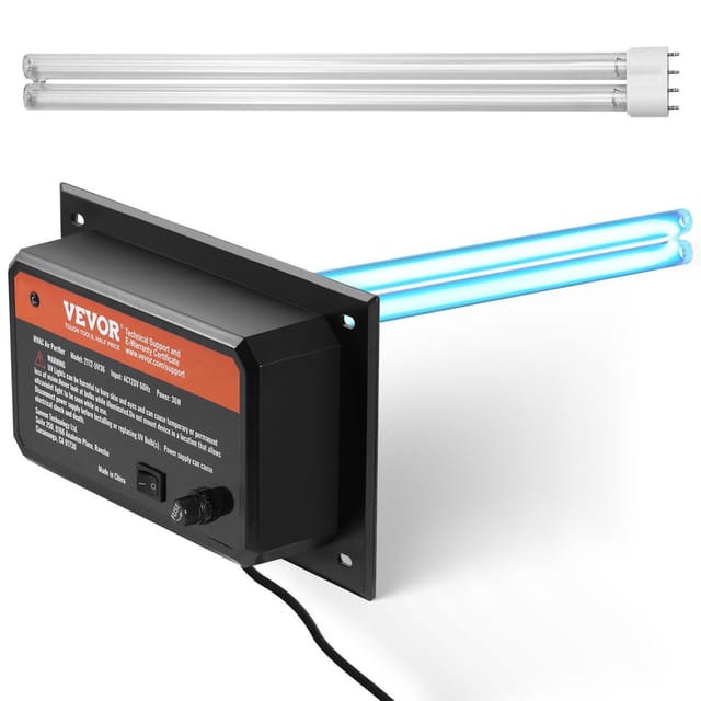 36-watt-luftreiniger Für Das Ganze Haus (16 Zoll) Mit Uvc-licht Für Klimaanlagenkanäle Und Filter