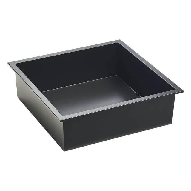 Eingelassene Duschablage Aus Edelstahl, Schwarz, 33 X 33 X 10 Cm, Wasserdichte Ablage Für Seife, Shampoo Und Accessoires, Badezimmer