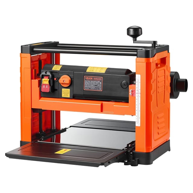 Elektrischer Hobel Mit Zwei Geschwindigkeiten, 330 Mm Arbeitstisch, Leistungsstarker 2000-w-motor, Drei Hobelmesser, Für Hart- Und Weichholz