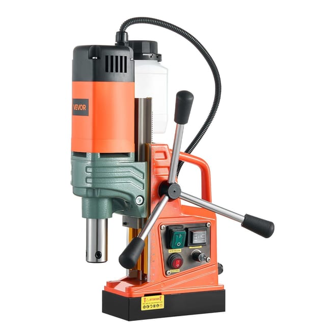 Tragbare Magnetbohrmaschine, 1450 W, 50 Mm, 13000 N, Mit Bohrern, Variable Drehzahl Für Industrielle Metallbohrungen