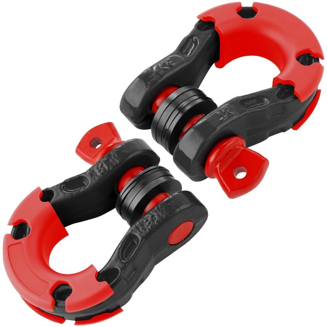 Satz Mit 2 D-ringen, 19 Mm, Mit 22,2 Mm Bolzen, 30 Tonnen Bruchlast, Zum Abschleppen, Sichern Und Heben Schwerer Lasten