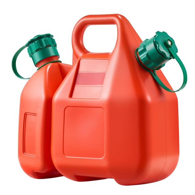 6-liter-kraftstoffkanister Mit Ausgießer Und 1,9-liter-ölbehälter, Auslaufsicher Und Tragbar, Für Autos Und Motorräder