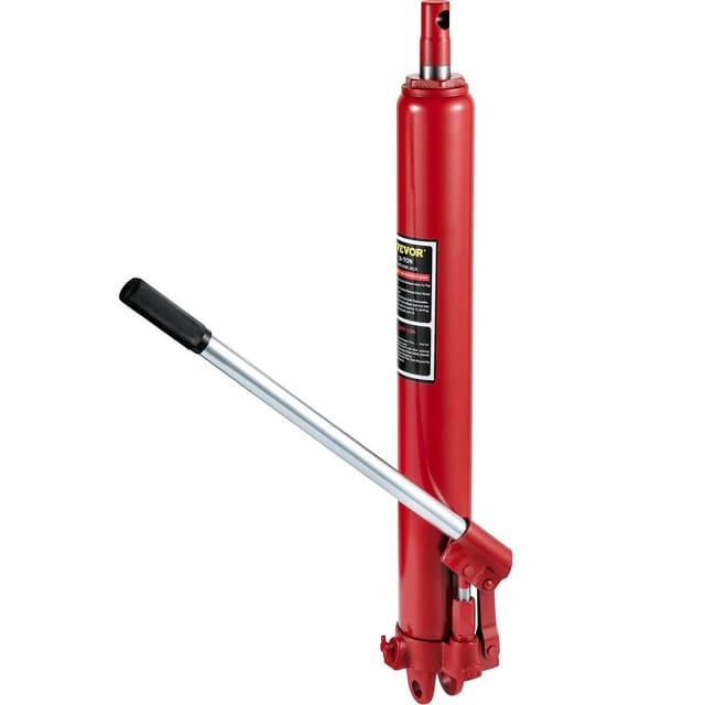 3-tonnen-hydraulikheber Mit Langem Kolben, Einzelpumpe Und Gabelkopf, Für Hebebühnen, Garagen, Werkstätten, Rot