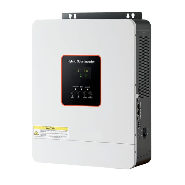 3000-w-hybrid-wechselrichter, 24 V Dc Auf 230 V Ac, Reiner Sinuswellenausgang Und 80-a-mppt-regler Für Den Heim- Und Netzunabhängigen Einsatz