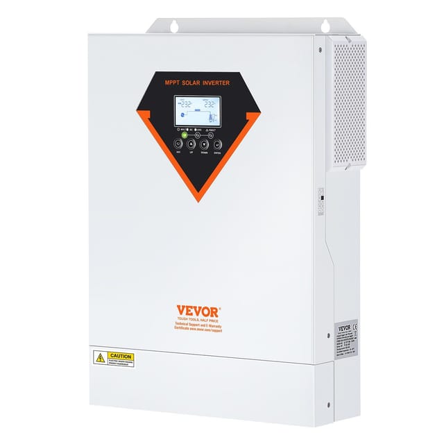 5500-w-hybrid-solarwechselrichter Mit Reiner Sinuswelle, Komplettes 230-v-wechselstromladegerät Und 100-a-mppt-laderegler