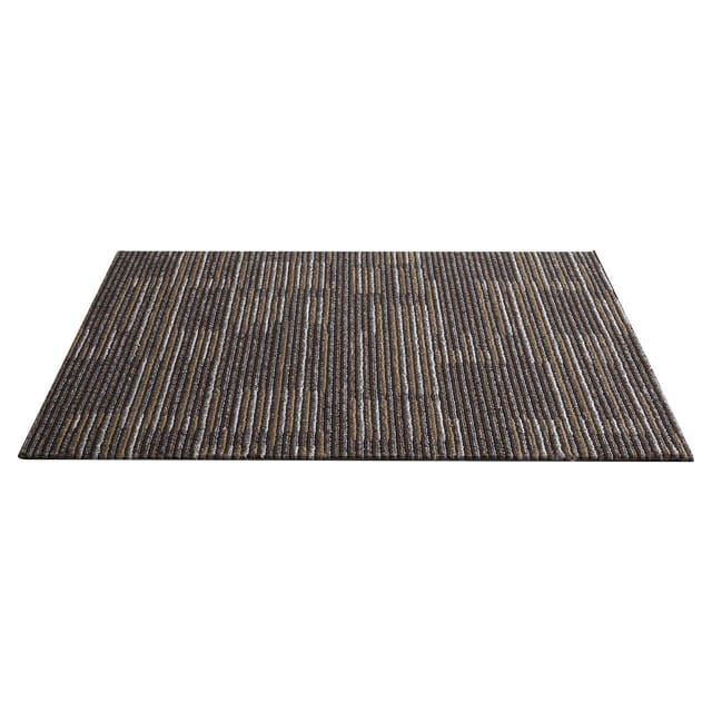 Modulare Teppichfliesen 610 X 610 Mm, Packung Mit 24 Quadratischen, Gepolsterten Fliesen Zur Einfachen Verlegung Im Wohn- Und Schlafzimmer, Braun