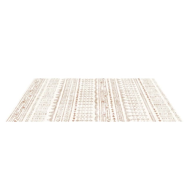Weicher, Waschbarer Und Rutschfester Teppich, 152 X 213 Cm, Für Zuhause Moderner Beigefarbener Teppich, Geeignet Für Haustiere, Für Wohn- Und Schlafzimmer.