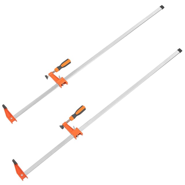 Zweiteilige Holzzwingen (914,4 Mm), 600 Lb Schnellspannzwinge, 63,5 Mm Backentiefe, Stahlguss, Heimwerkerwerkzeug