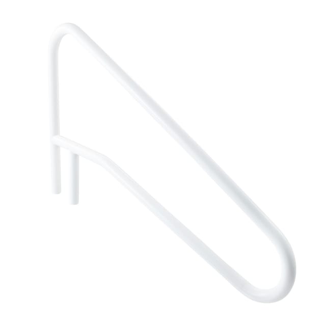 Edelstahl-poolhandlauf, 137,1 X 81,3 Cm, Tragfähigkeit 100 Kg, Einbau- Oder Sockelmontage, Für Pools Und Whirlpools