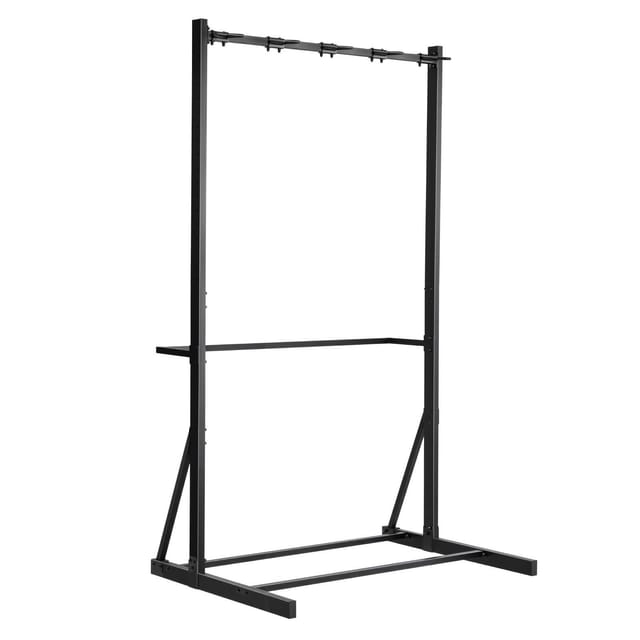Freistehender Fahrradständer, Tragkraft 136 Kg Für 5 Fahrräder, Aus Kohlenstoffstahl, Für Garage, Haus Und Außenbereich, Robust Und Zuverlässig