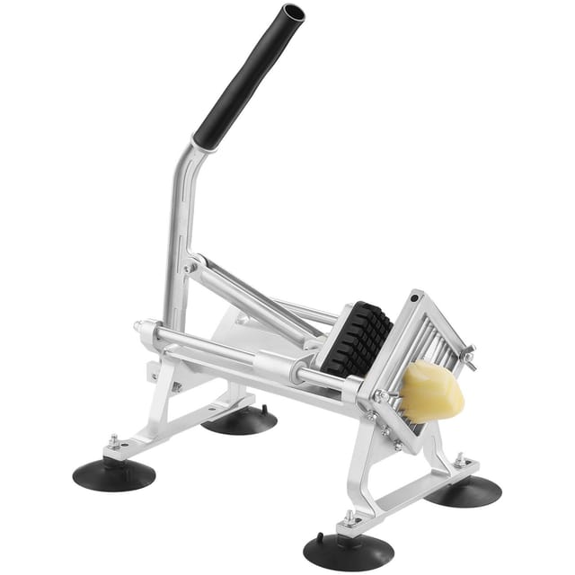 3/8-zoll-edelstahlschneider, Manueller Schneider Für Gemüse Und Obst, Rutschfestes Design Für Zwiebeln Und