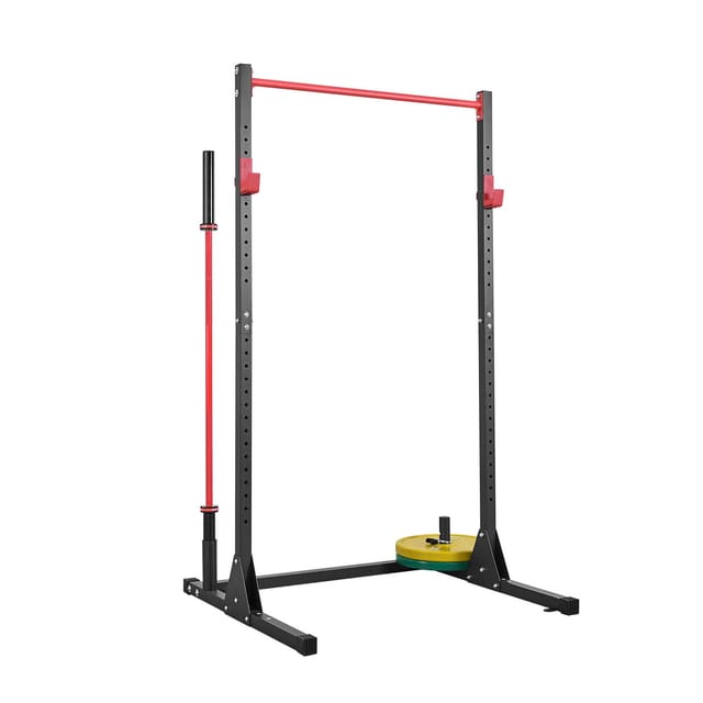 Mehrzweck-krafttrainingskäfig Mit Verstellbaren Halterungen Für Kniebeugen Und Klimmzüge, Fitnessgerät
