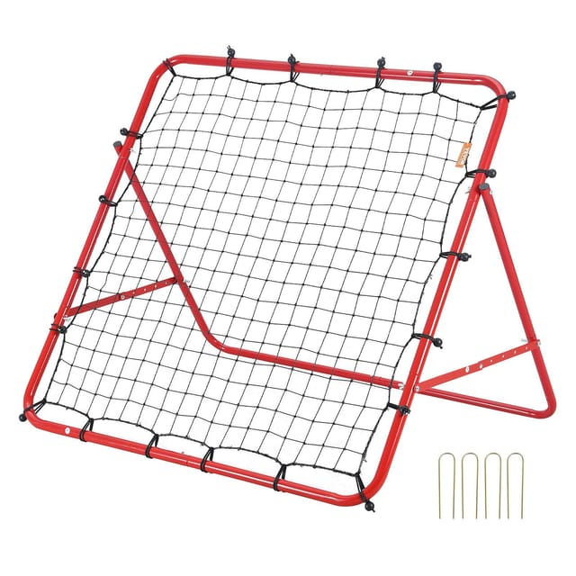 Tragbares Fußball-rebound-netz (991 X 991 Cm) Für Alle Altersgruppen, Ideales Trainingsgerät, Einfacher Auf- Und Abbau, Platzsparende Aufbewahrung