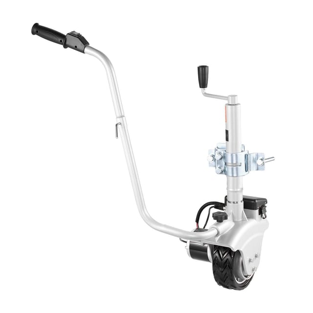 Elektrischer Wagenheber (2,5 Tonnen), 12-v-motor (380 W), Stützrad, Geschwindigkeit 7 M/min, Höhenverstellbar Von 31 Bis 63 Cm, Reifengröße 20,3 Cm