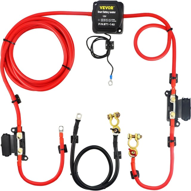 Automatisches 12v 4m Batterietrennsystem Mit Erkennungsrelais Für Wohnmobile, Boote, Geländewagen Und Yachten