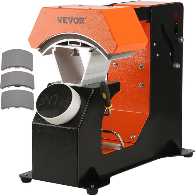 3-in-1-heißpresse Für Kappen, Automatische Sublimation, Digitales Bedienfeld Mit 3 Heizplatten