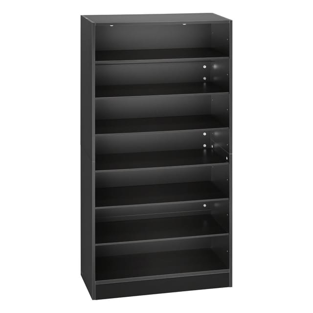 Multimedia-aufbewahrungseinheit, 7-stufiges Dvd-regal, 70 X 30 X 140 Cm, Ideal Für Cds, Dvds, Bücher, Spiele, Cd-regal Für Wohnzimmer, Büro, Audiostudio