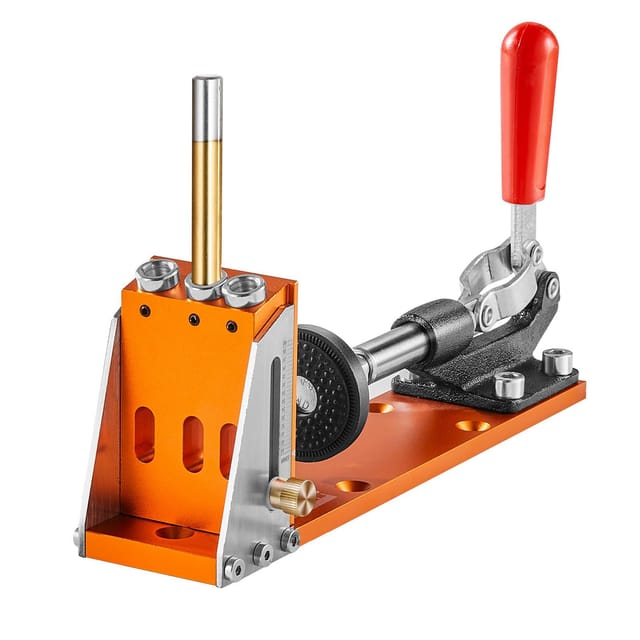 Set Mit 30 Bohrschablonen, Praktisches, Verstellbares System Mit Stufenbohrern, Schraubenschlüsseln, Anschlagringen Und Vierkantbohrern, Doppelte Skala Für Die Holzbearbeitung