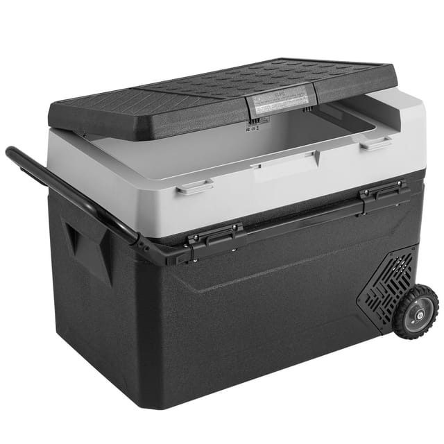 Tragbarer 12-v-autokühlschrank, 60 L, Gefrierfach Mit Einer Zone, -20 Bis 20 °c, Kompressor Für Zuhause, Outdoor, Camping, Wohnmobil Und Auto