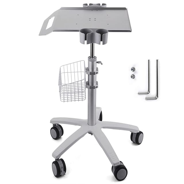 Medizinischer Wagen Auf Rollen, Höhenverstellbar 680-1090 Mm, Für Kliniken, Kosmetikstudios Und Friseursalons