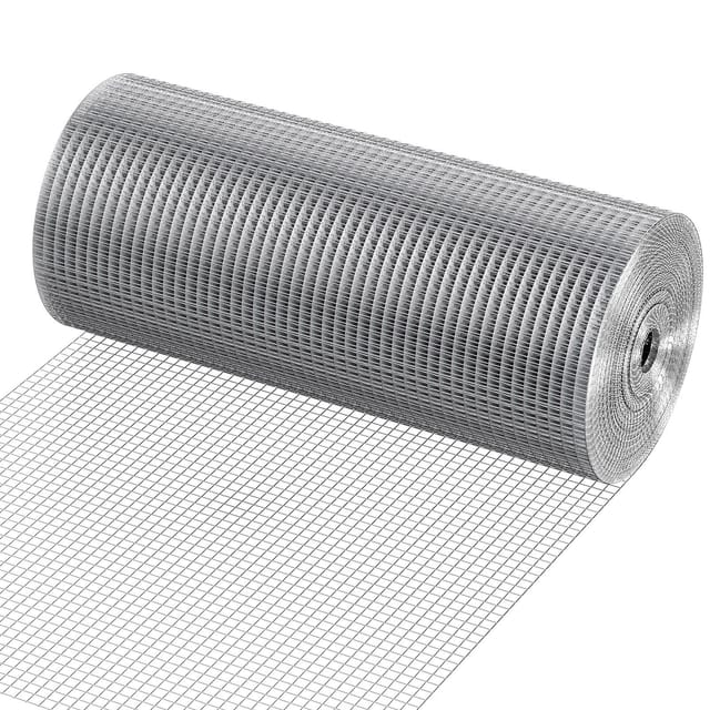 Feuerverzinktes Schweißdrahtgitter 61 X 30,5 M, 19 Gauge Drahtstärke, 13 Mm Maschenweite, Für Hühnerställe, Kaninchenställe Und Geflügelgehege