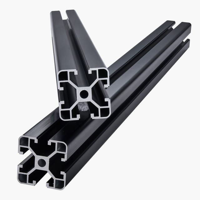 Set Mit 4 T-profilen Aus 2040 Aluminium, 1000 Mm Lang, Eloxierte Schiene Für Cnc-maschinen, 3d-drucker, Lasergravierer Und Diy-projekte