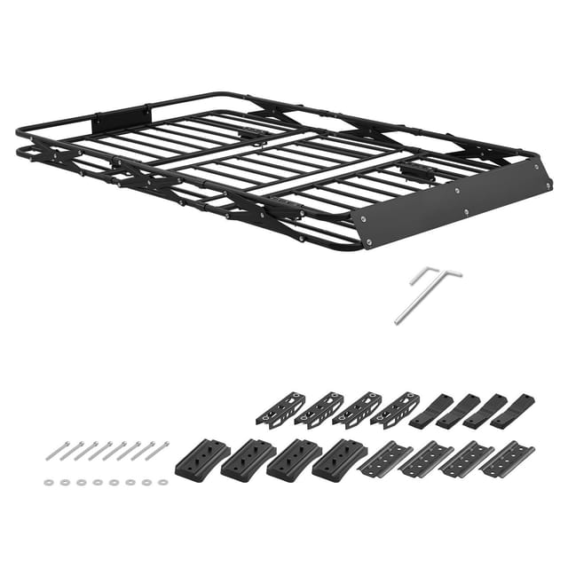 Faltbarer Dachkorb 1626 X 990 X 102 Mm, Tragfähigkeit 90,72 Kg, Wetterfest, Universell Für Suvs Und Vans