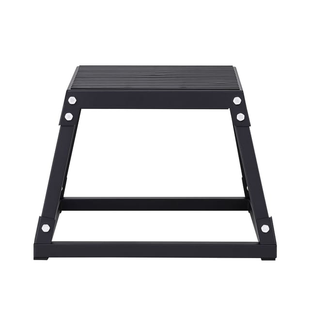 30 Cm Plyobox Aus Rutschfestem, Schwarzem Stahl, Sprungbox Für Cross-training, Hiit Und Beinkräftigung