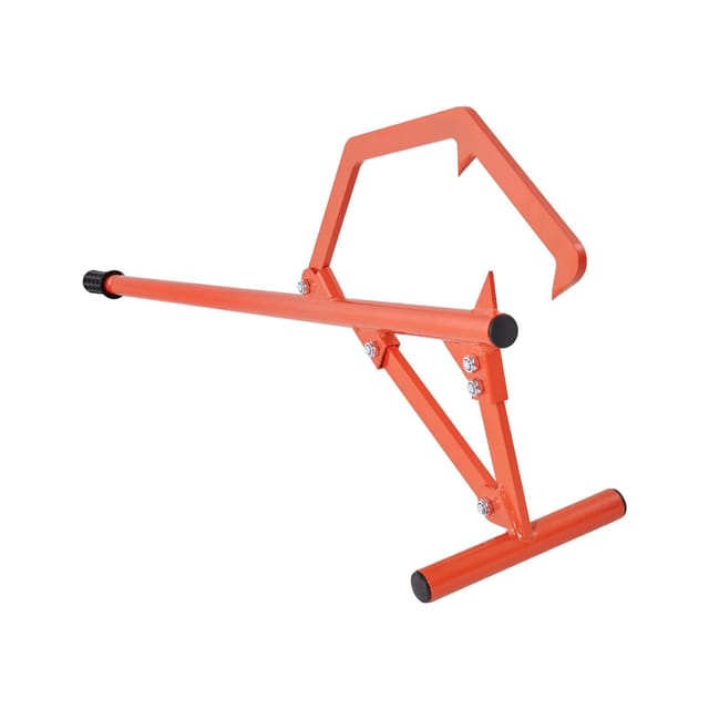 Timberjack 118 Cm, Robuste Stammrolle Aus Stahl, Stammheber Mit Kipphaken Für Stämme Bis Zu 63,5 Cm