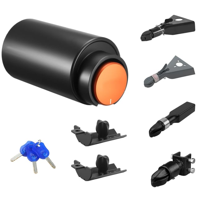 Bulldog 50,6 Und 58,6 Mm Kompatibles Anhängerschloss, Robust, 3 Schlüssel, Korrosionsbeständig, Für Wohnmobile Und Boote