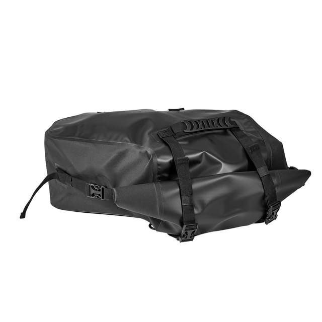 28-liter-motorradsatteltaschen, Geräumige, Wasserdichte Seitentaschen, Kompatibel Mit Den Meisten Motorrädern, Sportliches Design In Schwarz Mit Gurt