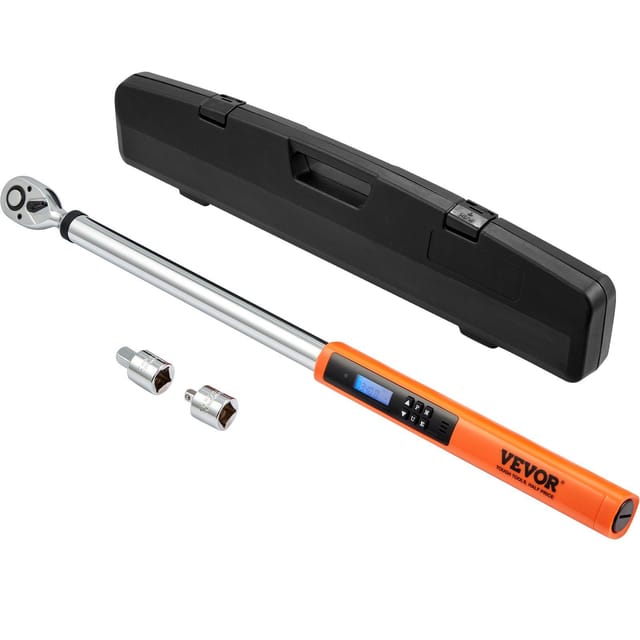 Digitaler Drehmomentschlüssel, 1,3 Cm Vierkantantrieb, Schlüsselsatz, Drehmoment 25–250 Ft-lb (34–340 Nm), Genauigkeit ±2 %, 3-stufiger Schlüssel Mit Akustischer Und Led-kalibrierung
