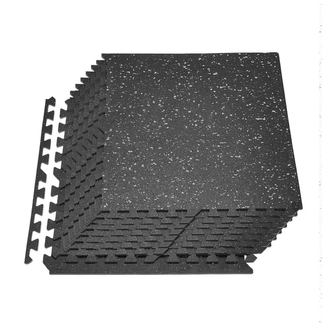 Hochdichte Eva-schaumstoff-gymnastikmatten, 12 Stück, 610 X 610 X 10 Mm, Ineinandergreifende Fliesen Zum Schutz Von Büro- Und Wohnböden