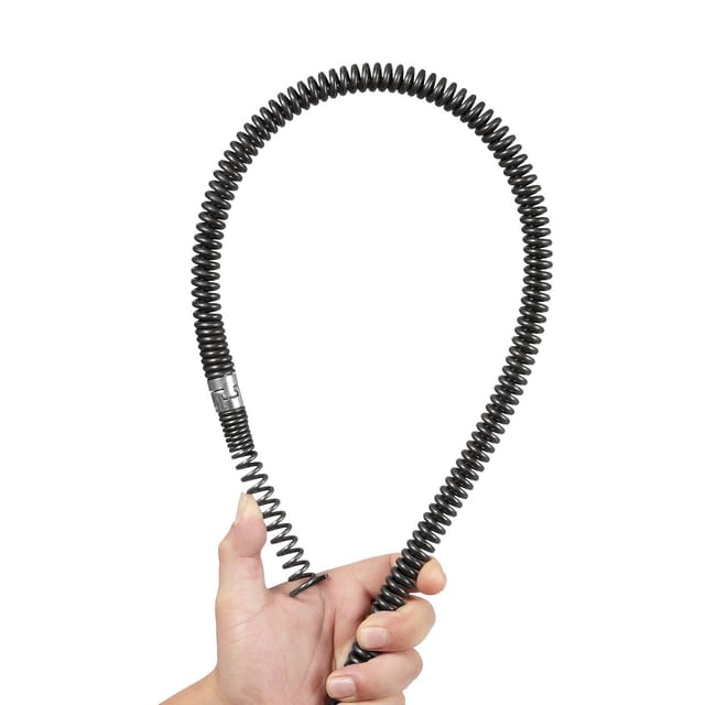 100 Fuß (305 M) Langes, Segmentiertes Rohrreinigungskabel Mit 16 Mm Durchmesser Und 7 Schneidspitzen Für Rohre Mit 8, 39,2 Und 10 Cm Durchmesser, Modernes Design